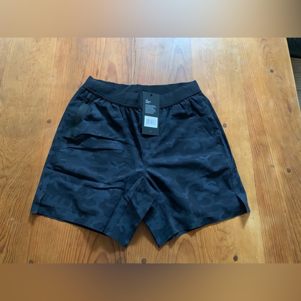 Ten Thousand Men 7 In Interval Liner Active Shorts Fitness Blackcamo Small